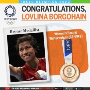 Boxer Lovlina Borgohain settles for bronze medal in Tokyo Olympics 2020