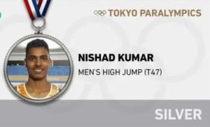 High Jumper Nishad Kumar wins silver at Tokyo Paralympics