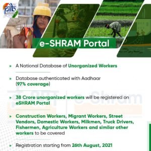 Ministry of Labour & Employment launches e-Shram Portal