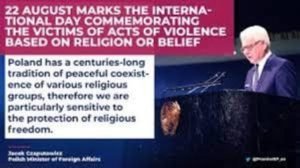 International Day Commemorating the Victims of Acts of Violence Based on Religion or Belief: 22 August
