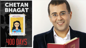 Chetan Bhagat releases cover of his upcoming book '400 Days'