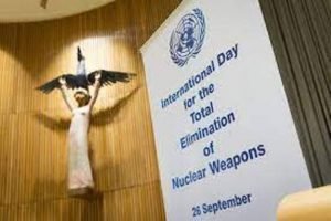 International Day for the Total Elimination of Nuclear Weapons : 26 September