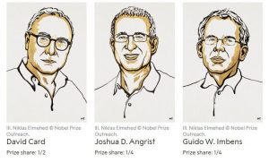 USA economists David Card, Joshua Angrist and Guido Imbens Wins 2021 Nobel Memorial Prize in Economic Sciences