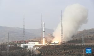 China launches earth science satellite, Guangmu