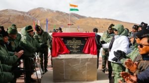 Defence Minister Rajnath Singh dedicates renovated Rezang La Memorial to the nation at Chushul in Ladakh
